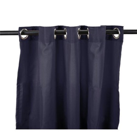 JORDAN Jordan 3VOC5496-3702Q 54 x 96 in. Outdoor Curtain Panel in Navy 3VOC5496-3702Q